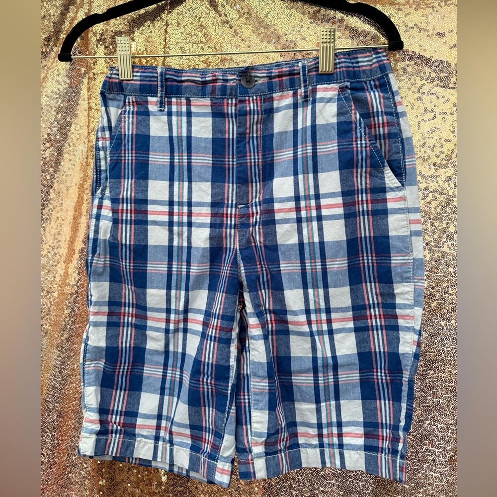 Children Place Multicolor Plaid Shorts
